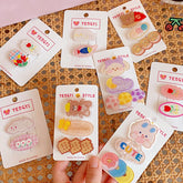 Pinzas para el cabello con temperamento simple